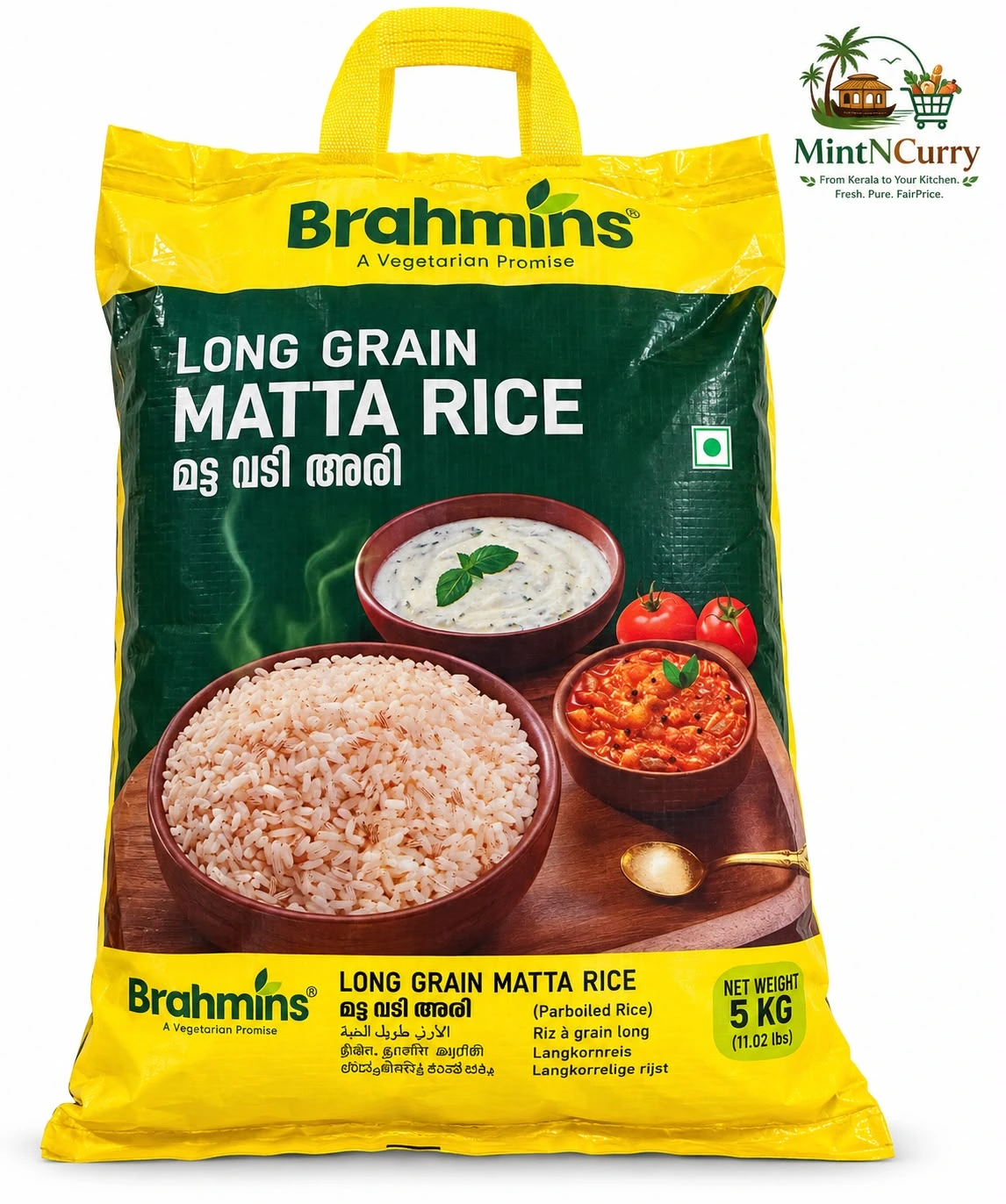 Brahmins Matta Vadi Rice – 5kg